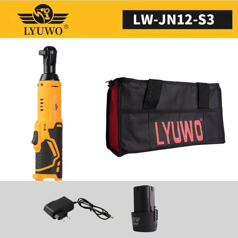 Lyuwo 12V Rechargeable Electric Ratchet Set for Easy Automobile Maintenance - Smarsty