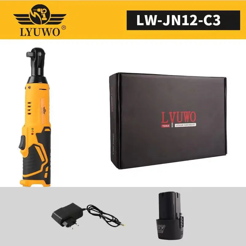 LYUWO 12V Rechargeable Electric Ratchet Set for Easy Automobile Maintenance - Smarsty