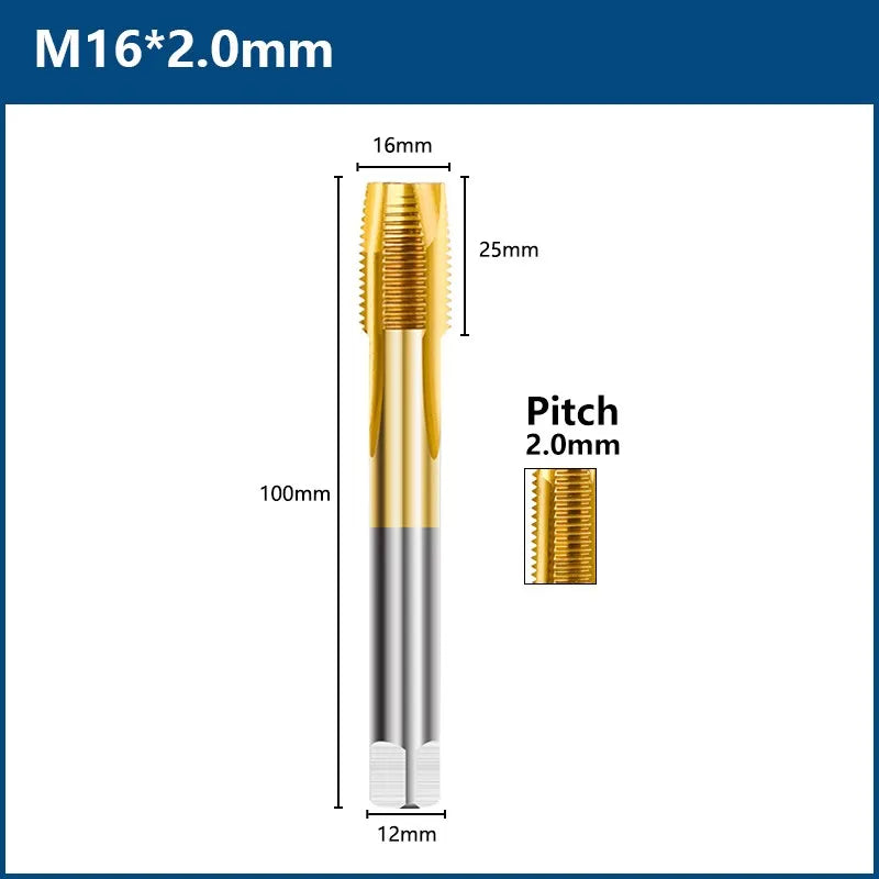 HSS Titanium Coated Tap Drill Bit Set for Precision Threading - Smarsty
