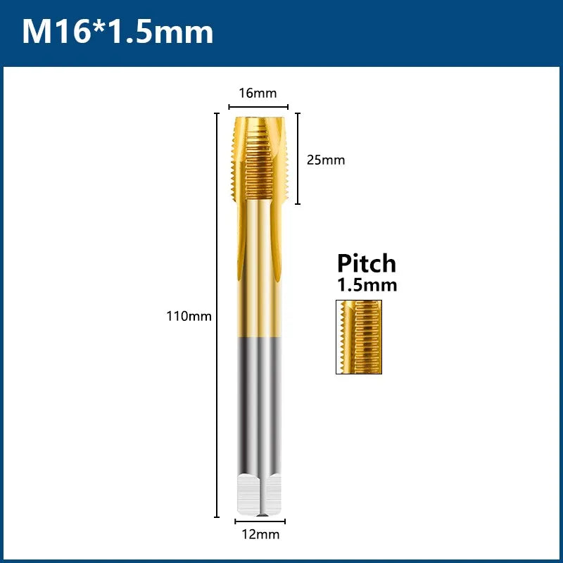 HSS Titanium Coated Tap Drill Bit Set for Precision Threading - Smarsty