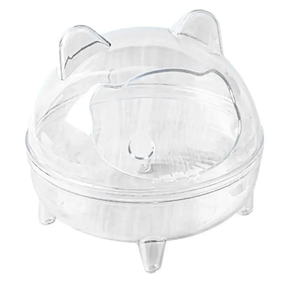 Transparent Hamster Toilet Bath House with Anti-Spill Design - Smarsty