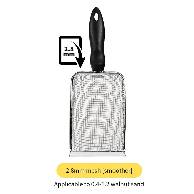 Stainless Steel Cat Litter Scoop with Fine Mesh Sifter - Smarsty