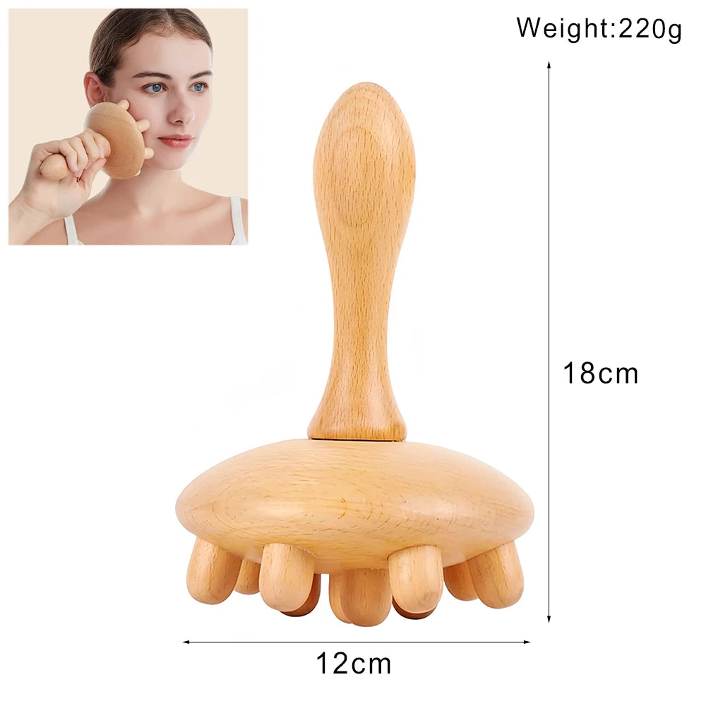 Wooden Lymphatic Drainage Massage Tools for Body Shaping - Smarsty