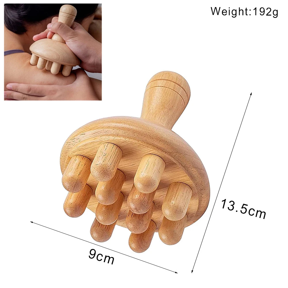 Wooden Lymphatic Drainage Massage Tools for Body Shaping - Smarsty