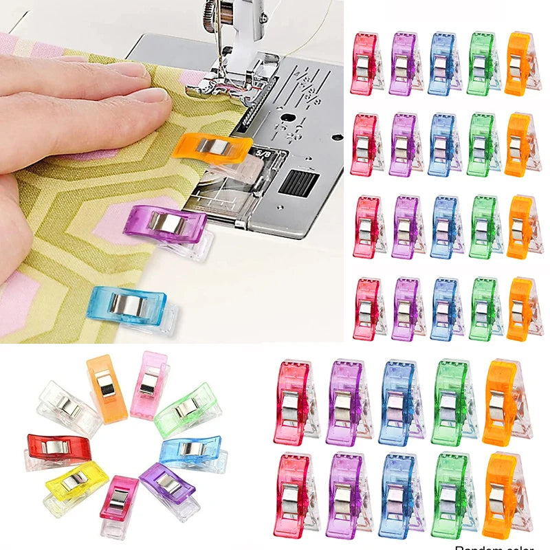 Colorful 50PCS Sewing Clips for Crafting and Binding - Smarsty