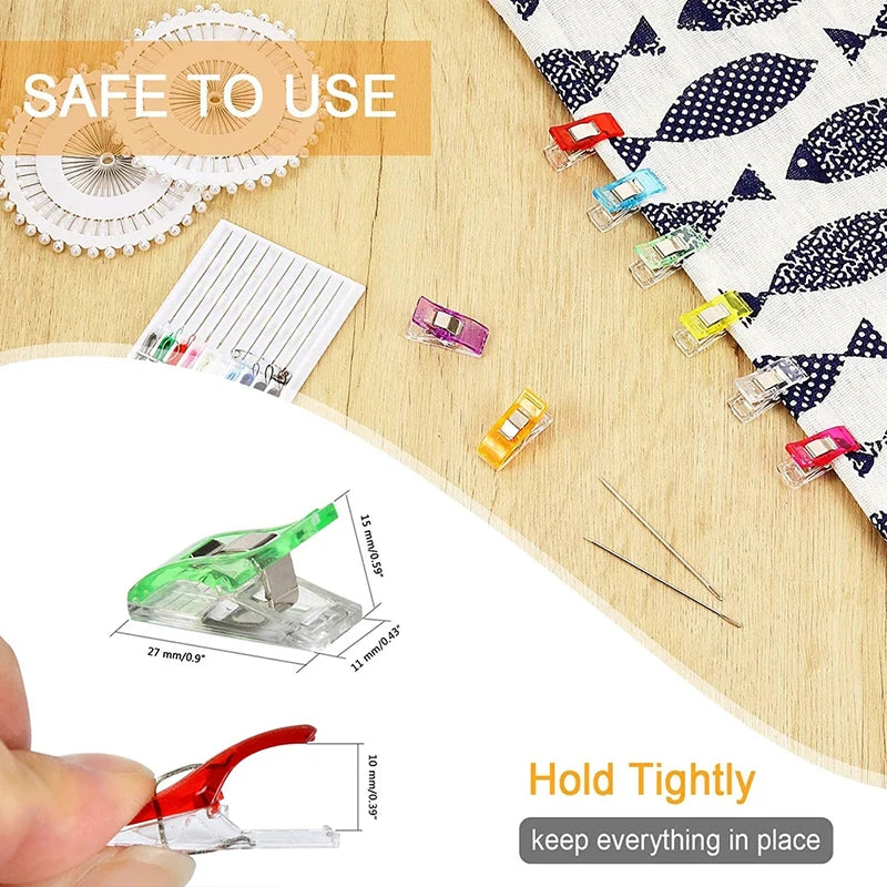 Colorful 50PCS Sewing Clips for Crafting and Binding - Smarsty