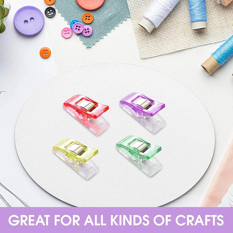 Colorful 50PCS Sewing Clips for Crafting and Binding - Smarsty
