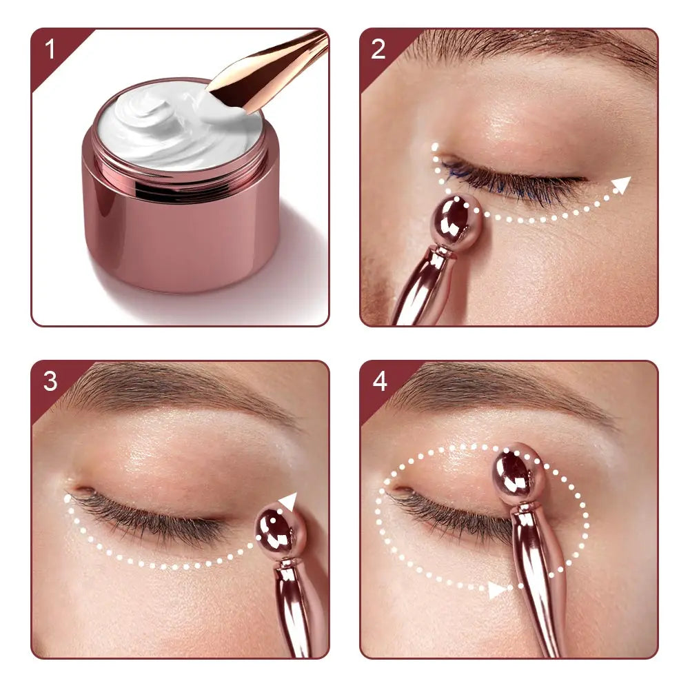 2in1 Mini Eye Massage Stick for Dark Circles Relief - Smarsty