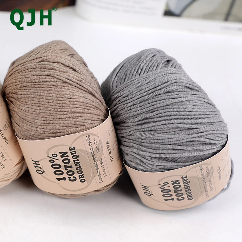 100% Organic Cotton Yarn for Knitting and Crocheting - Smarsty