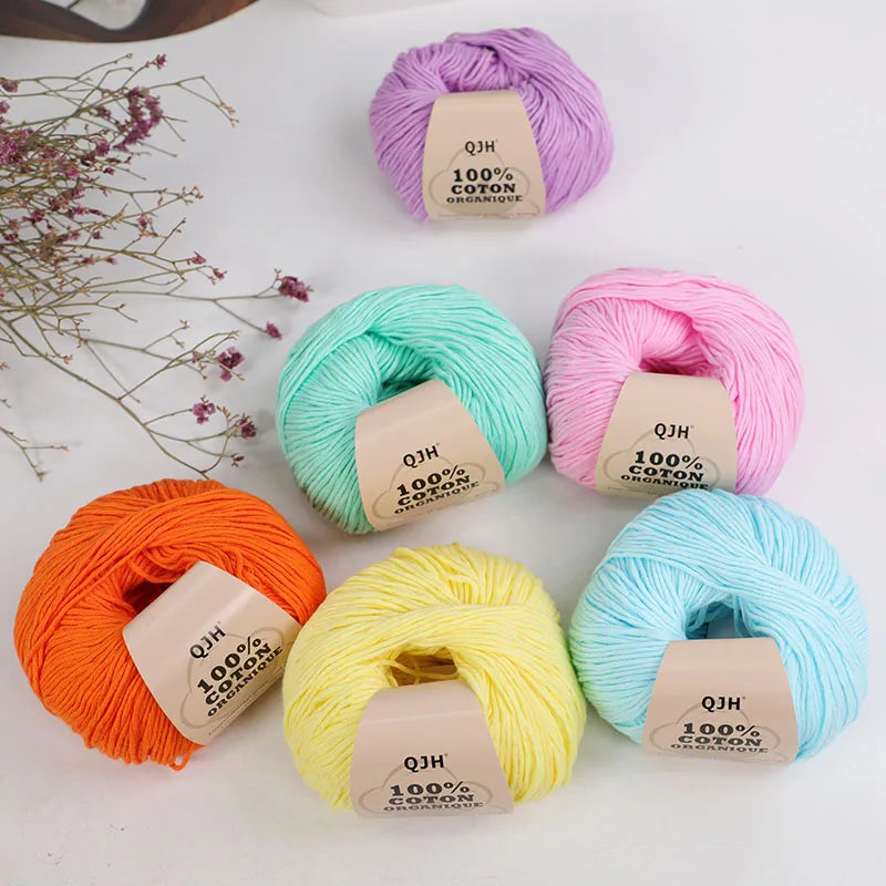 100% Organic Cotton Yarn for Knitting and Crocheting - Smarsty