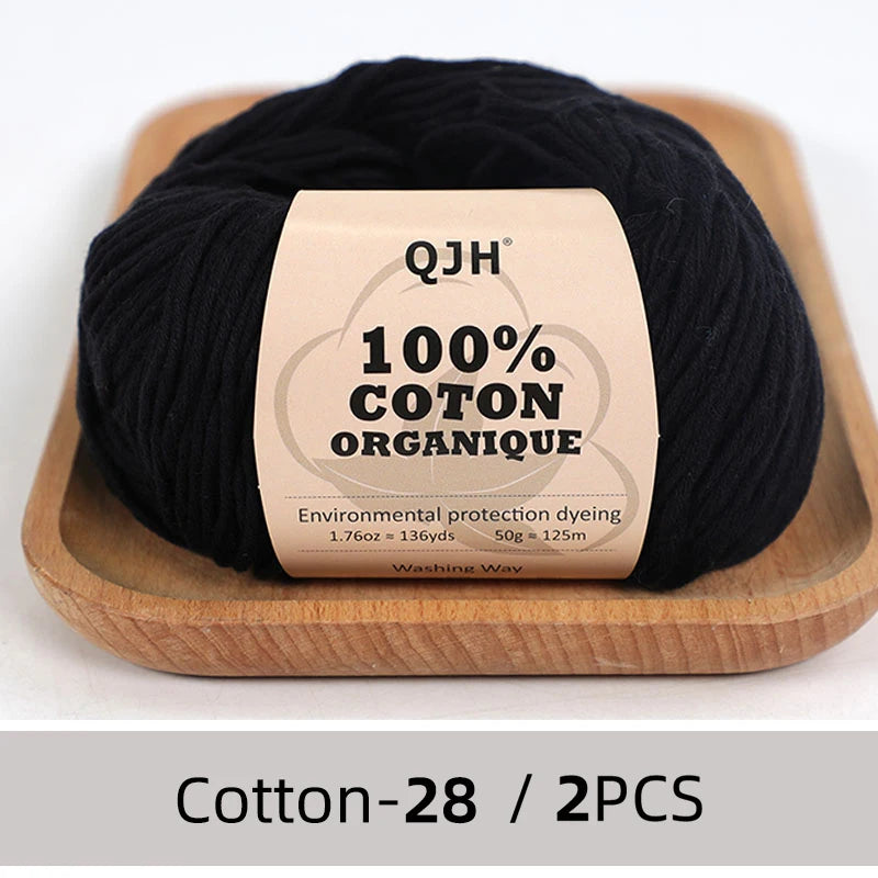100% Organic Cotton Yarn for Knitting and Crocheting - Smarsty