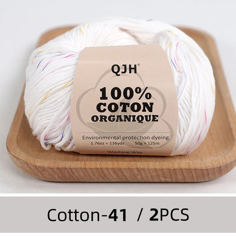 100% Organic Cotton Yarn for Knitting and Crocheting - Smarsty