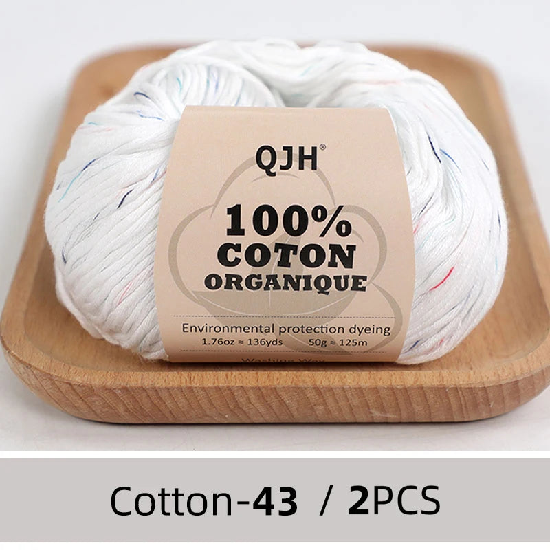 100% Organic Cotton Yarn for Knitting and Crocheting - Smarsty