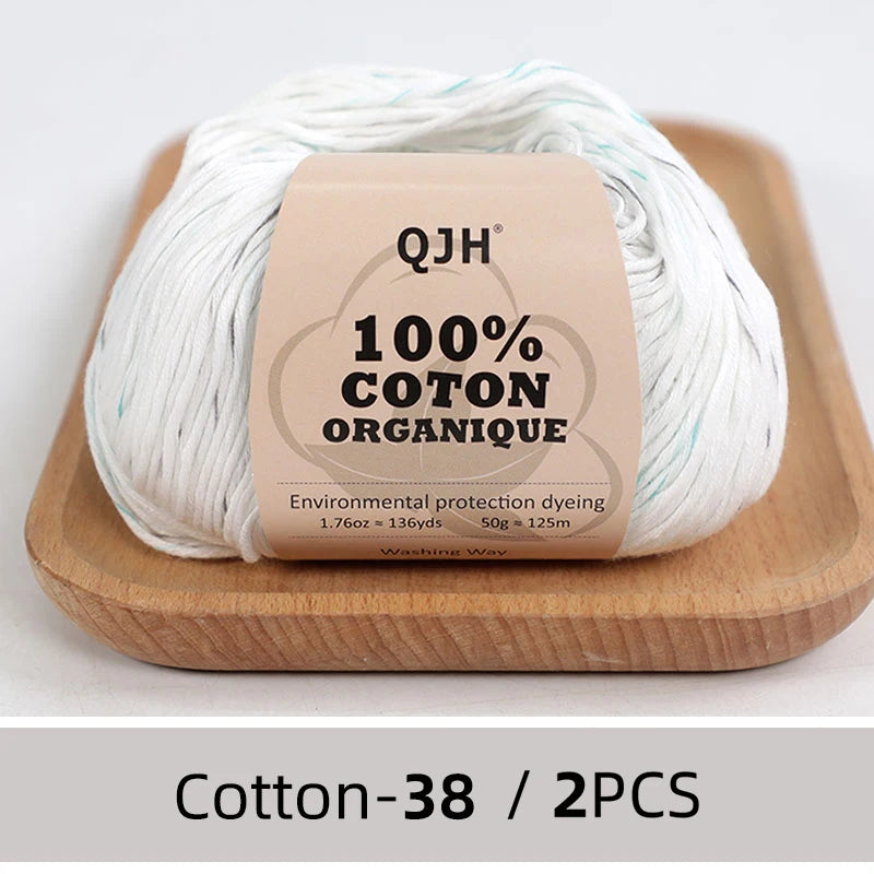 100% Organic Cotton Yarn for Knitting and Crocheting - Smarsty