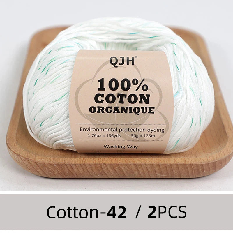 100% Organic Cotton Yarn for Knitting and Crocheting - Smarsty