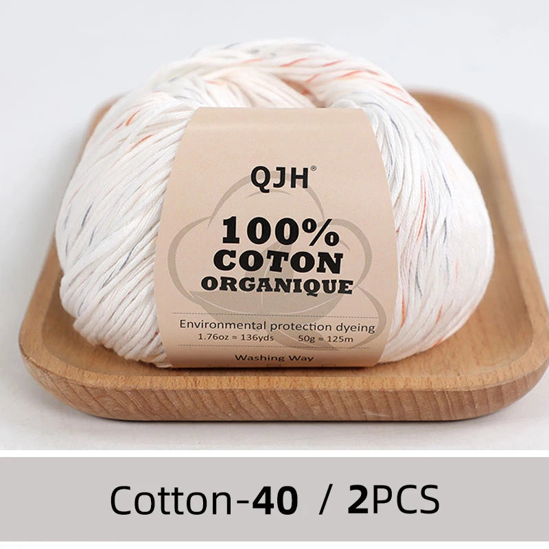 100% Organic Cotton Yarn for Knitting and Crocheting - Smarsty
