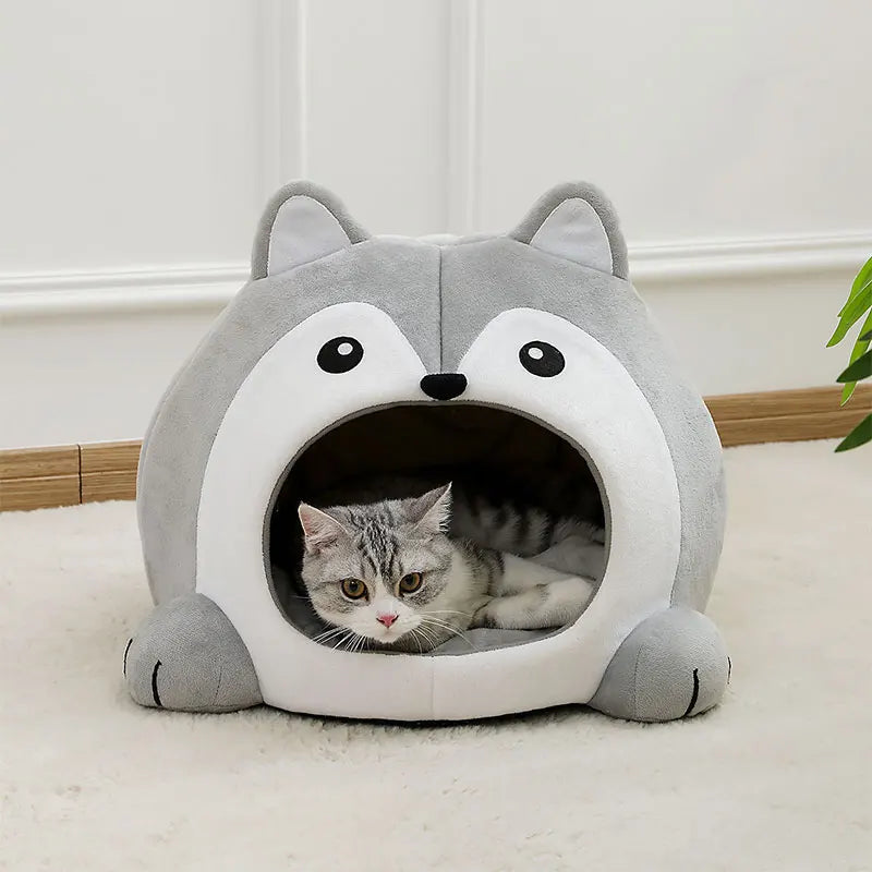 Soft Plush Cat Bed for Ultimate Comfort and Support - Smarsty