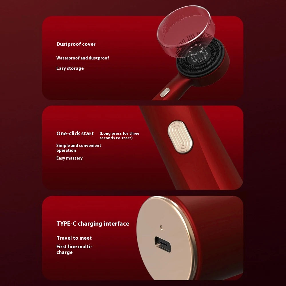 Electric Massage Comb with Red Light Therapy for Hair Growth - Smarsty