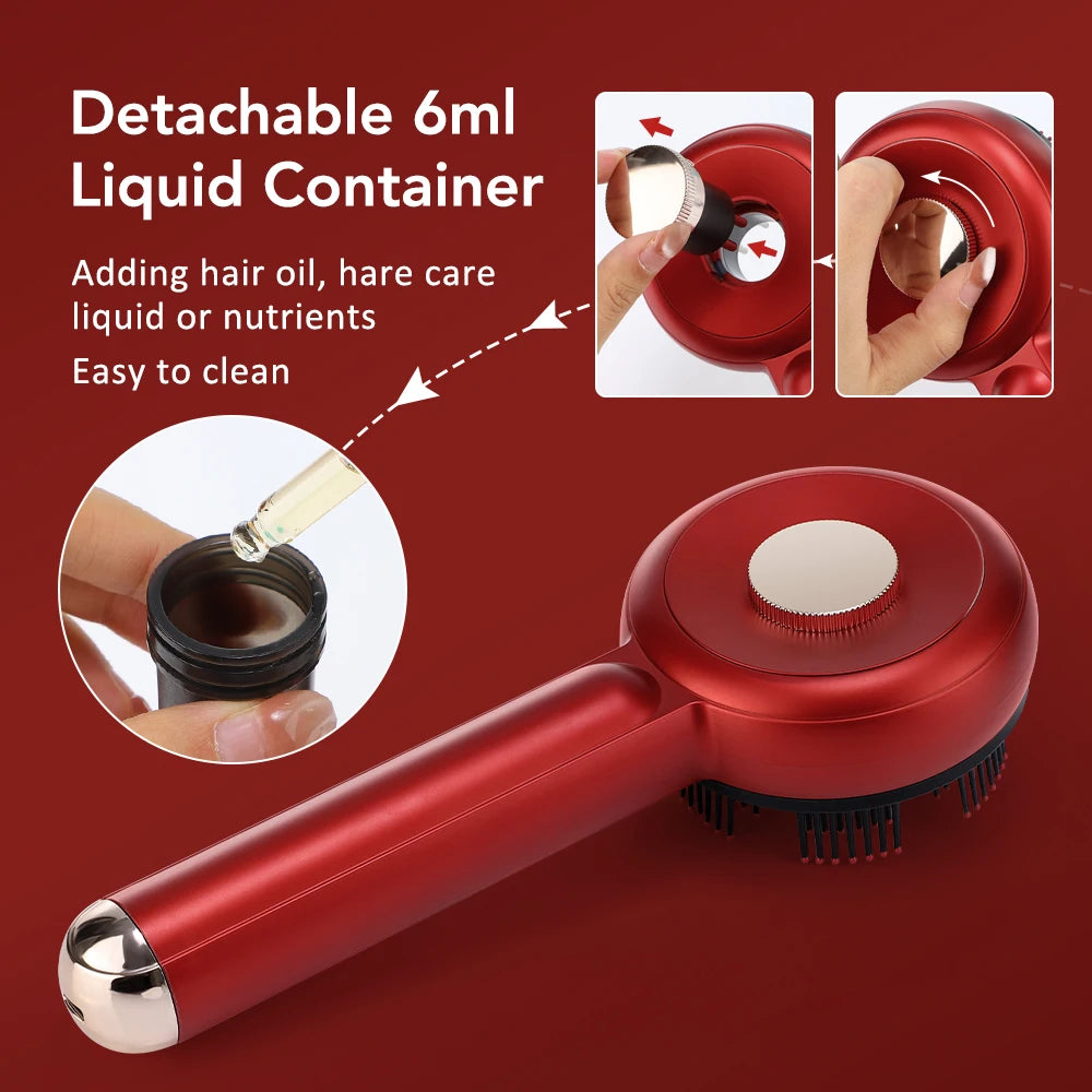 Electric Massage Comb with Red Light Therapy for Hair Growth - Smarsty