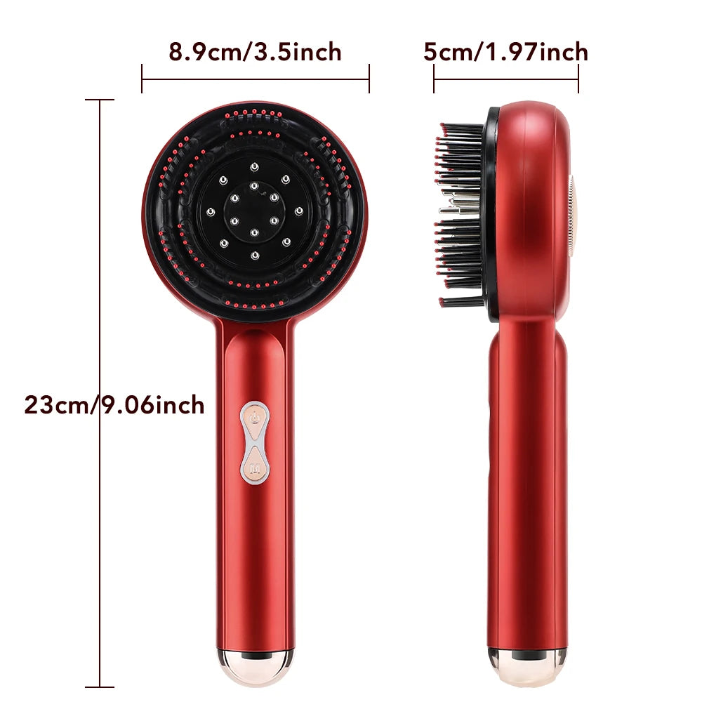 Electric Massage Comb with Red Light Therapy for Hair Growth - Smarsty
