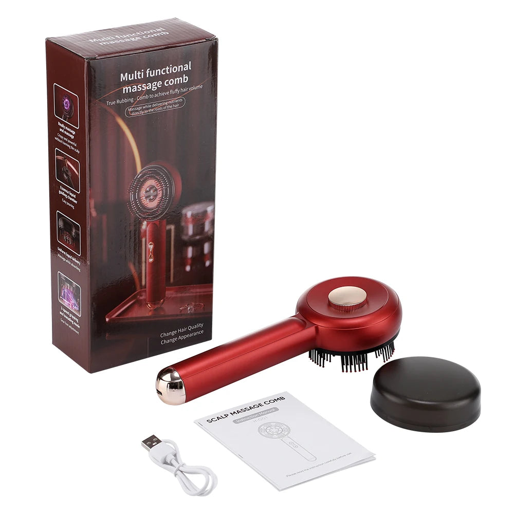 Electric Massage Comb with Red Light Therapy for Hair Growth - Smarsty