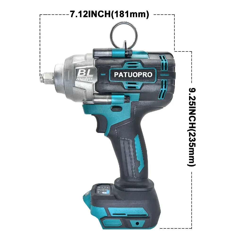 21V Brushless Cordless Impact Wrench With 2000N.m Torque - Smarsty