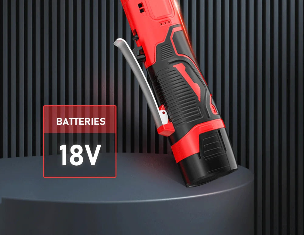 Extended 18V Cordless Electric Ratchet Wrench Set - Smarsty