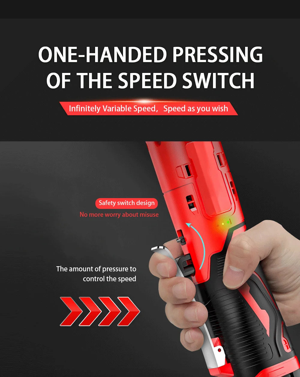Cordless 18V Electric Ratchet Wrench For Auto Repairs - Smarsty