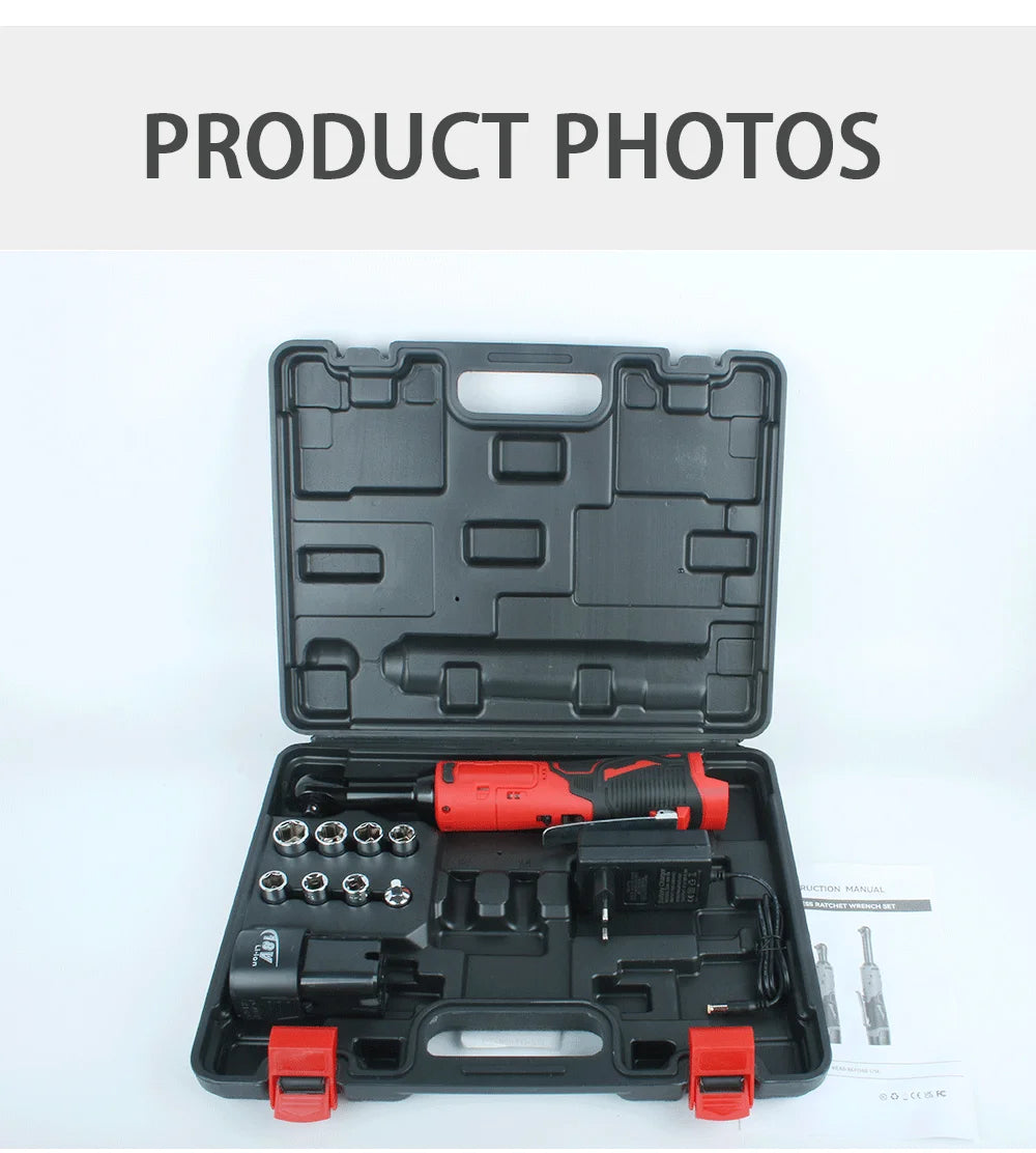 Cordless 18V Electric Ratchet Wrench For Auto Repairs - Smarsty