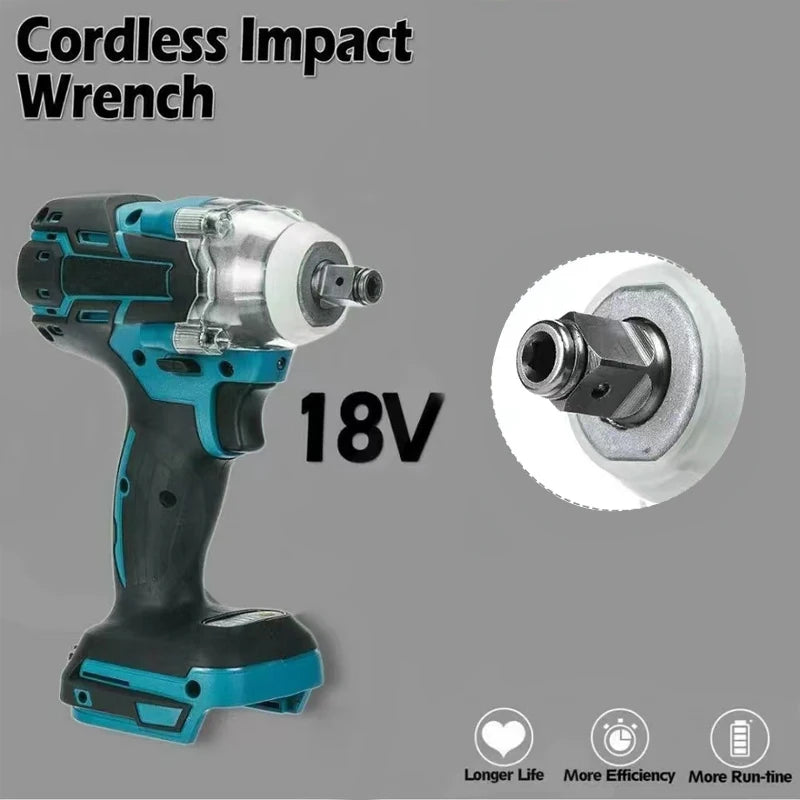Cordless Electric Impact Wrench with Strong Torque - Smarsty