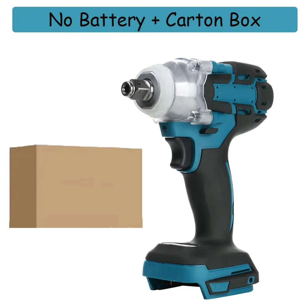 Cordless Brushless Impact Wrench with Toolbox Set - Smarsty