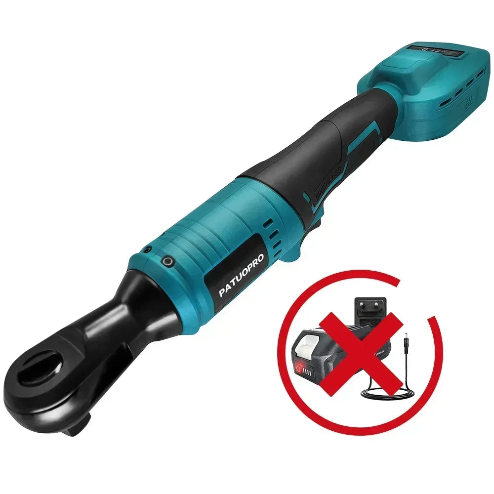 Cordless Brushless Electric Ratchet Wrench for Car Repairs - Smarsty