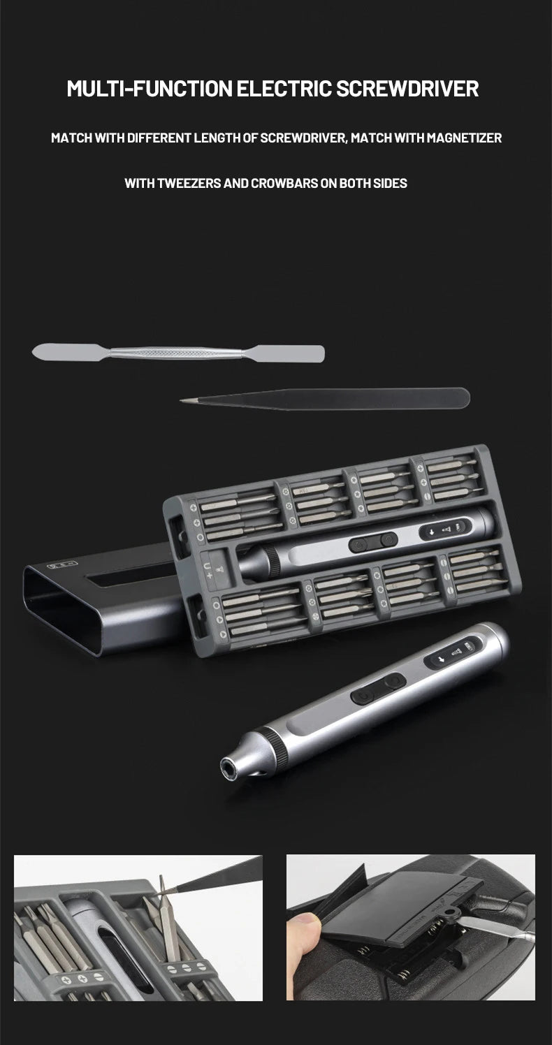 51 in 1 Electric Screwdriver Set with Magnetic Bits - Smarsty