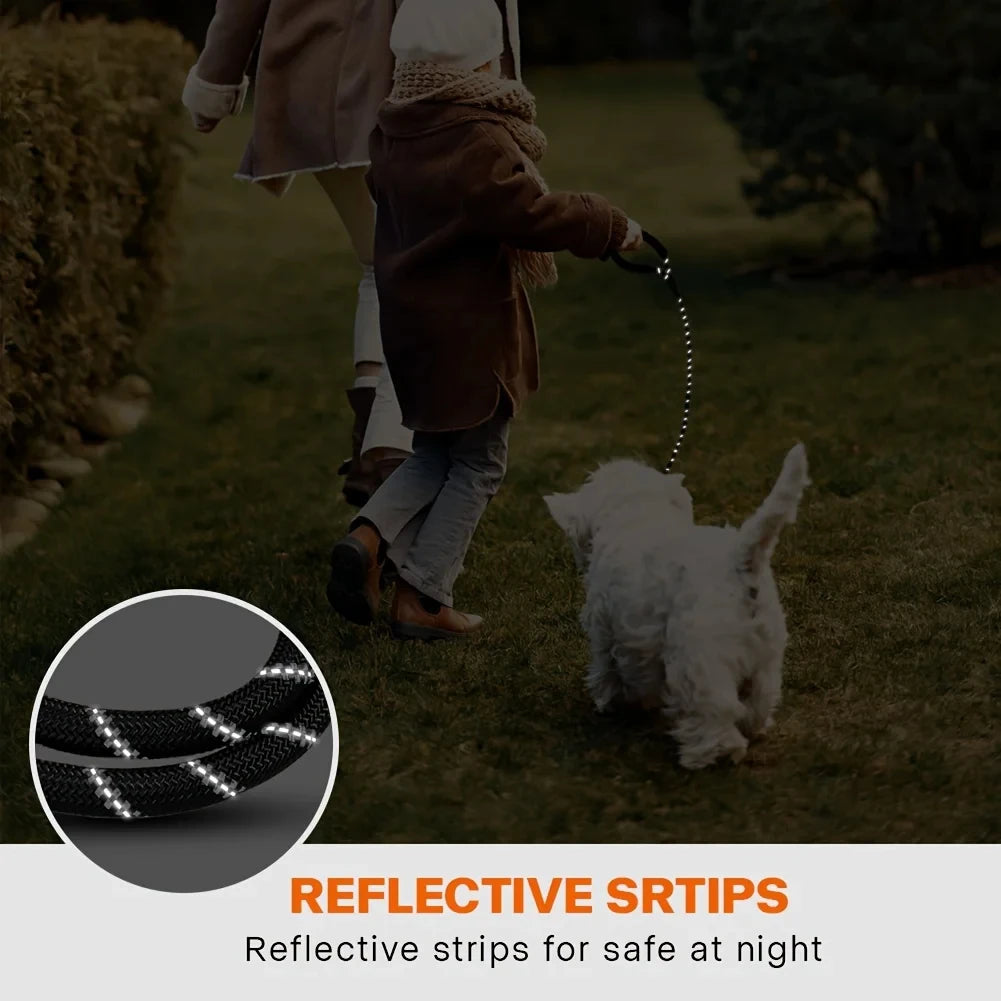 Reflective Dog Leash With Padded Handle For Safety - Smarsty