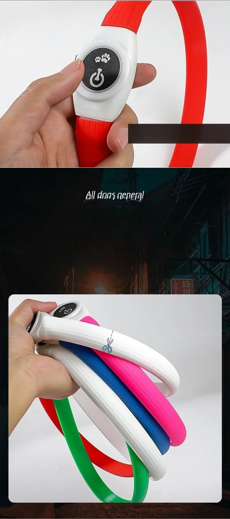 LED Luminous Dog Collar for Night Safety - Smarsty