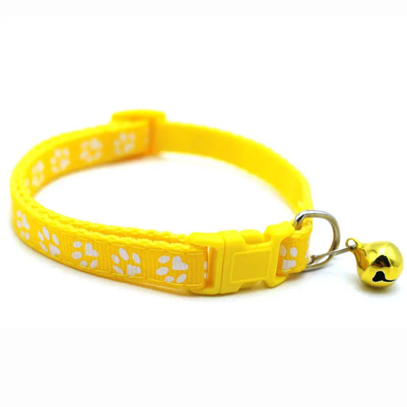 Colorful Adjustable Cat Collar with Cute Bell - Smarsty