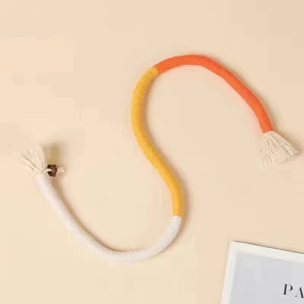 Interactive Cat Chew Rope Toy for Safe Teeth Cleaning - Smarsty