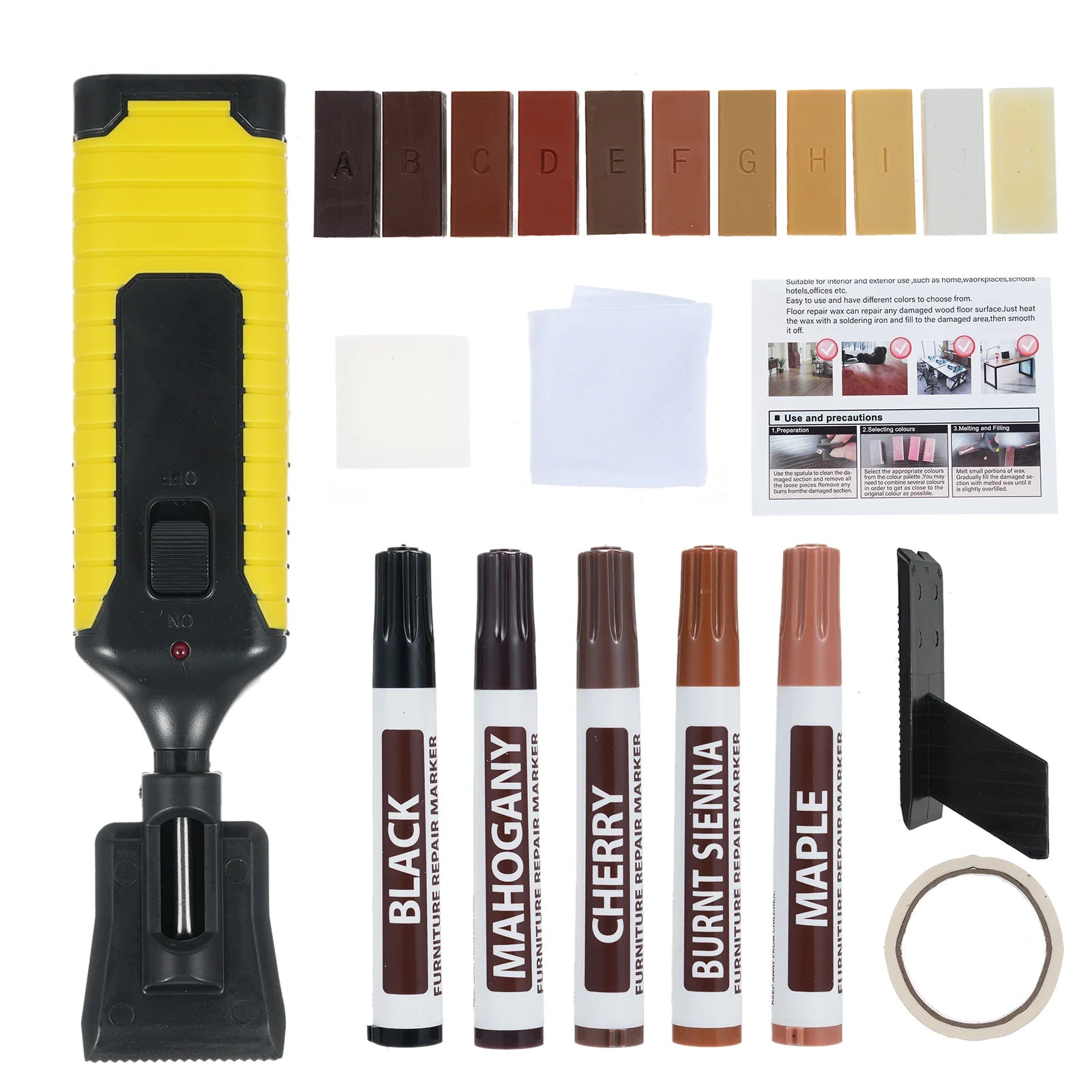 Wood Floor Repair Kit for Easy Scratch Fixes - Smarsty