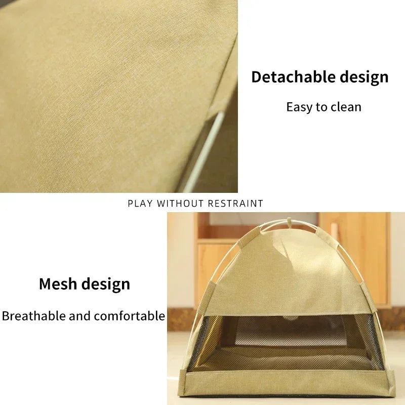 Cozy Pet Tent Bed for Cats and Dogs - Smarsty