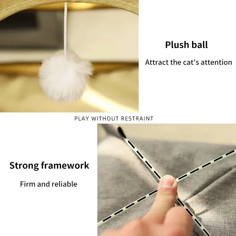 Cozy Pet Tent Bed for Cats and Dogs - Smarsty