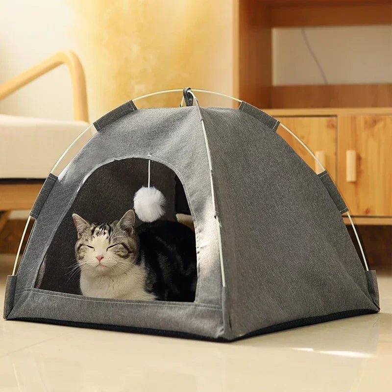Cozy Pet Tent Bed for Cats and Dogs - Smarsty