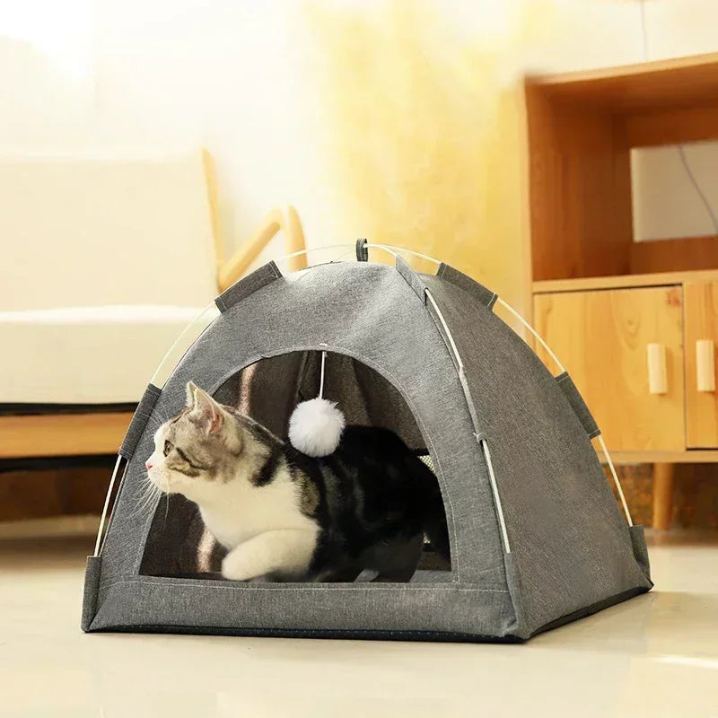 Cozy Pet Tent Bed for Cats and Dogs - Smarsty