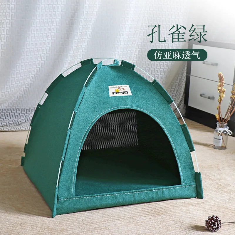 Cozy Pet Tent Bed for Cats and Dogs - Smarsty