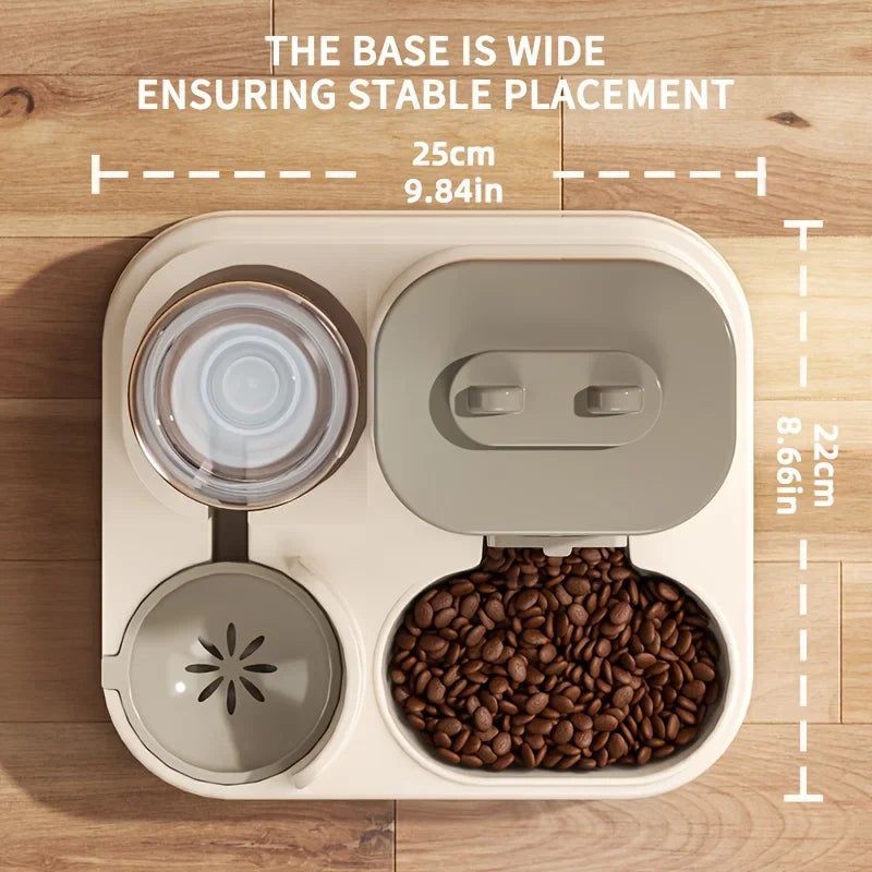 Automatic 2in1 Cat Food and Water Dispenser - Smarsty