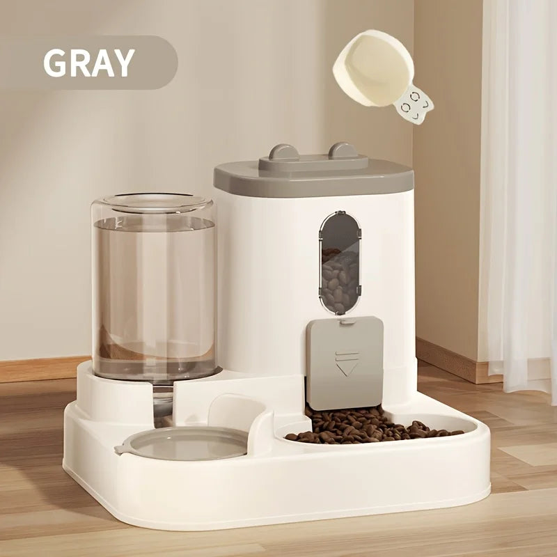 Automatic 2in1 Cat Food and Water Dispenser - Smarsty