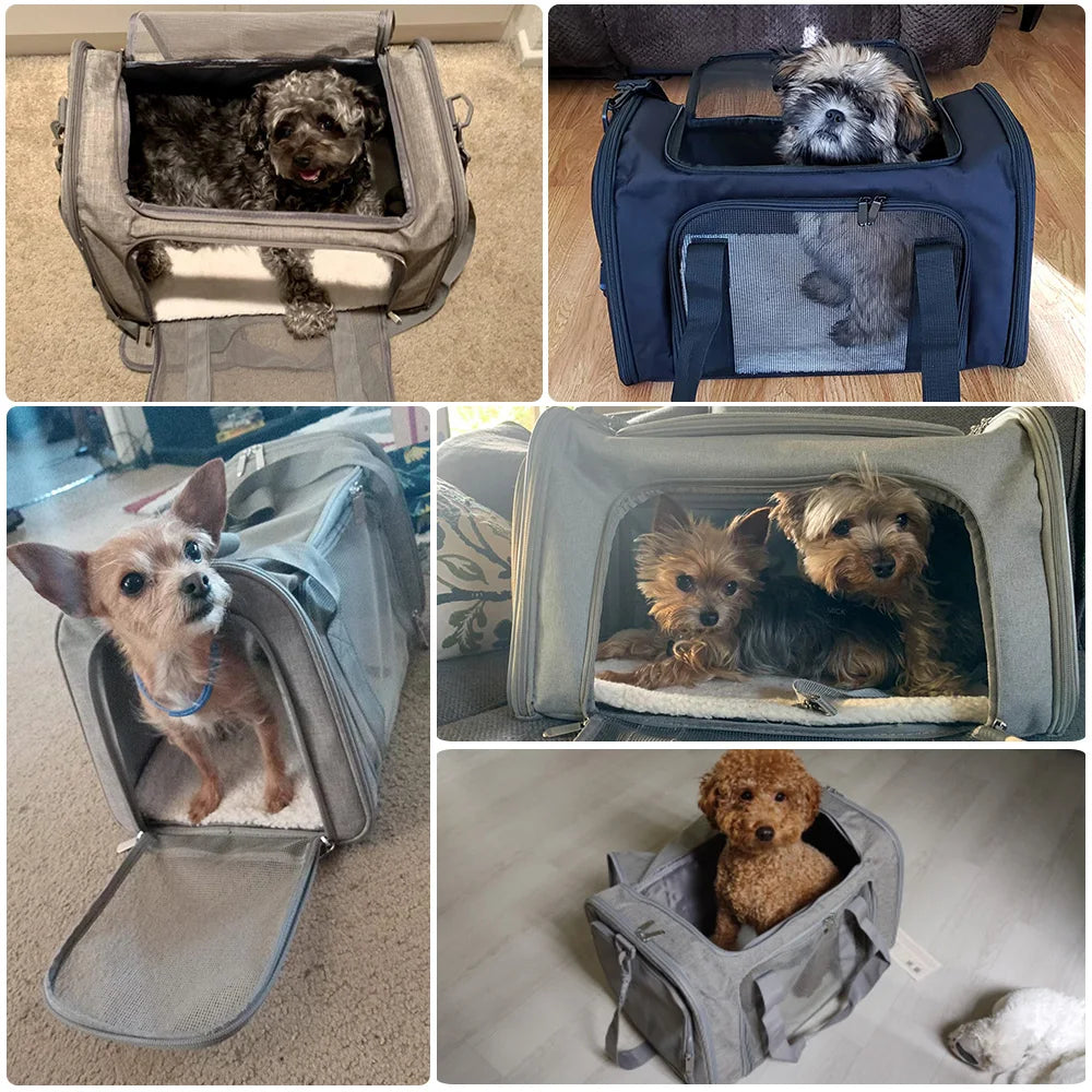 Airline Approved Soft Dog Carrier Backpack for Travel - Smarsty