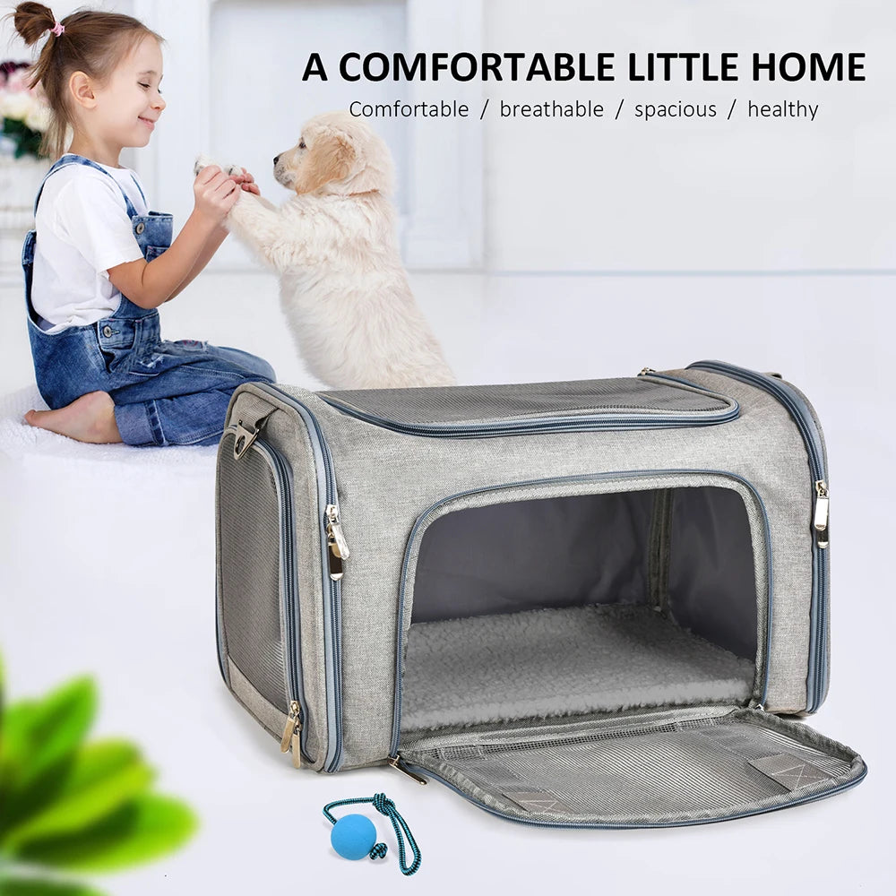 Airline Approved Soft Dog Carrier Backpack for Travel - Smarsty