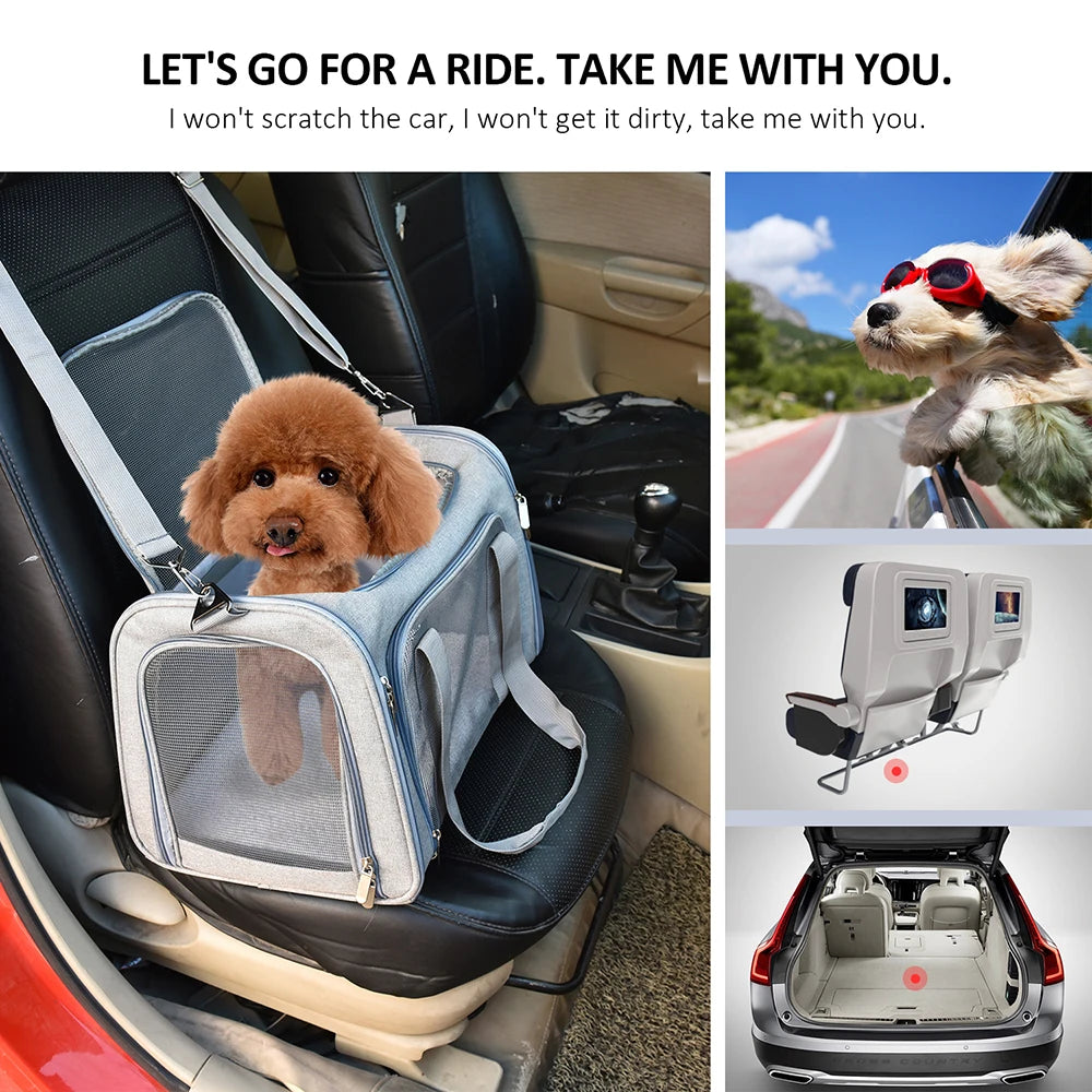 Airline Approved Soft Dog Carrier Backpack for Travel - Smarsty