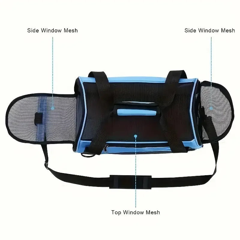 Breathable Soft-Sided Pet Carrier Bag for Travel - Smarsty