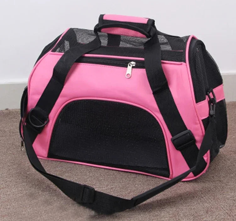 Breathable Soft-Sided Pet Carrier Bag for Travel - Smarsty